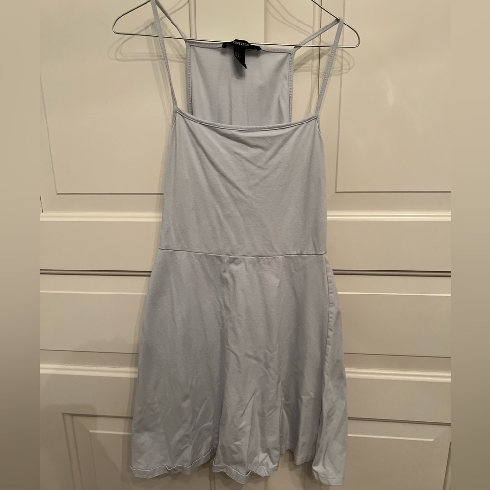 Baby blue skater dress